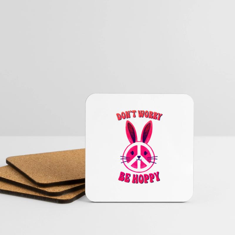 Easter Easter Bunny Easter Eve Easter Sunday Easter Egg Spring Coasters (set of 4)
