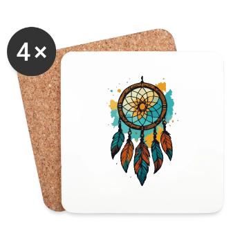 Dream catcher - Coasters (set of 4) - white - Front