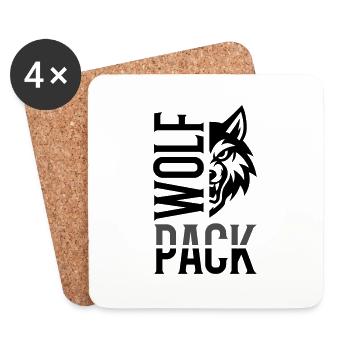 Wolf Pack Rudel - Untersetzer (4er-Set) - Weiß - Vorne