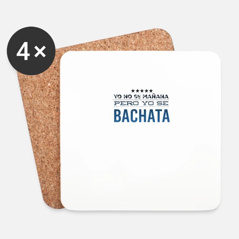 Yo se Bachata Bachata Dance Bachata Tanz - Untersetzer (4er-Set) - Weiß
