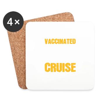 Prêt à croiser Traveler Poison - Dessous de verre (lot de 4) - blanc - Devant