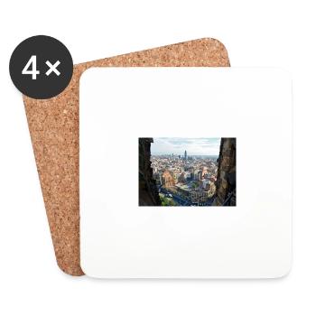 Barcelone De Sagrade Familia - Dessous de verre (lot de 4) - blanc - Devant