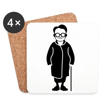 Grandma Senior - Coasters (set of 4) - white - Front