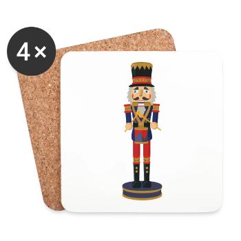 Nutcracker - Untersetzer (4er-Set) - Weiß - Vorne
