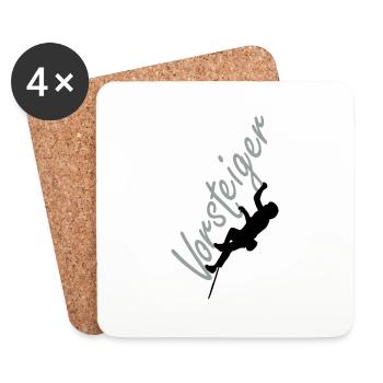Lead climber - Coasters (set of 4) - white - Front