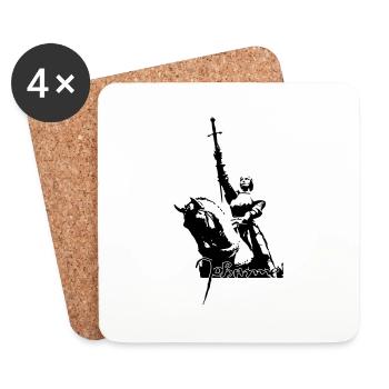 joan of arc - Coasters (set of 4) - white - Front
