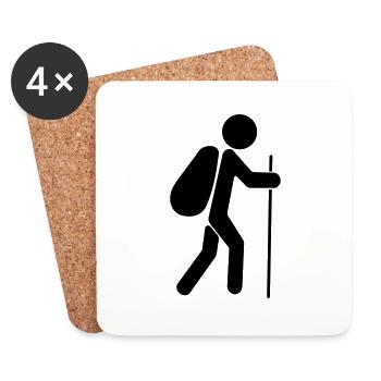 climber - Coasters (set of 4) - white - Front