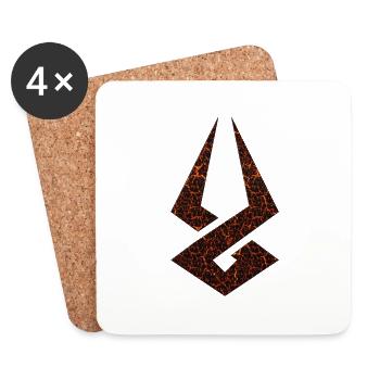 had symbol - Coasters (set of 4) - white - Front
