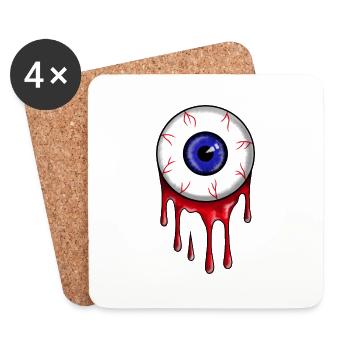 eyeball - Coasters (set of 4) - white - Front