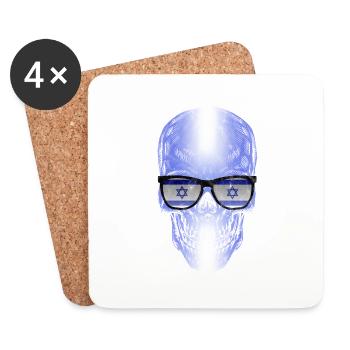 Israel - Coasters (set of 4) - white - Front