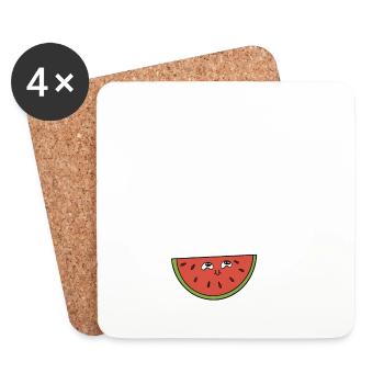 Funny lactation consultant breastfeeding support - Coasters (set of 4) - white - Front