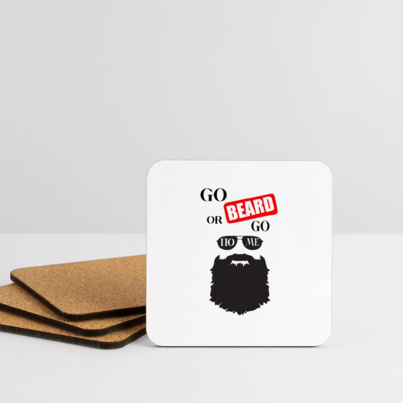 Go Bart oder Go Home Angebot Untersetzer (4er-Set)