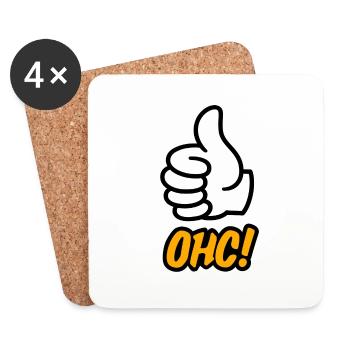 OHCFORD (OHCFORD) - Untersetzer (4er-Set) - Weiß - Vorne