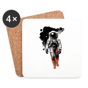 Astronaut - Untersetzer (4er-Set) - Weiß - Vorne