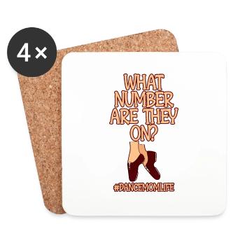 What Number Are They On #dancemomlife 2 - Untersetzer (4er-Set) - Weiß - Vorne