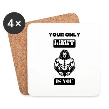 Your Only Limit Is You - Coasters (set of 4) - white - Front