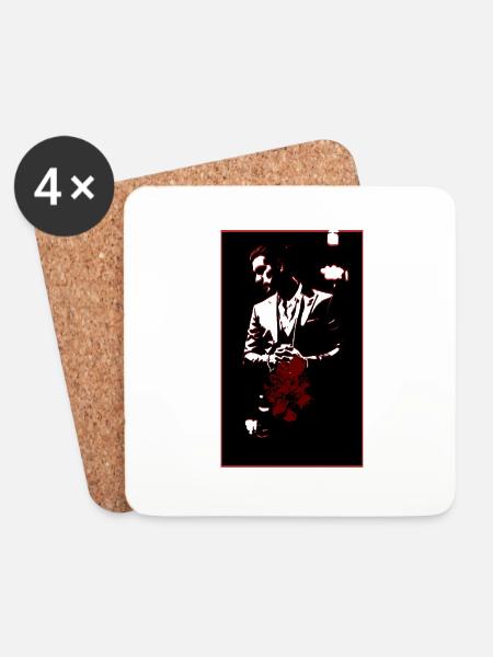 romeo_on.point - Coasters (set of 4) - white