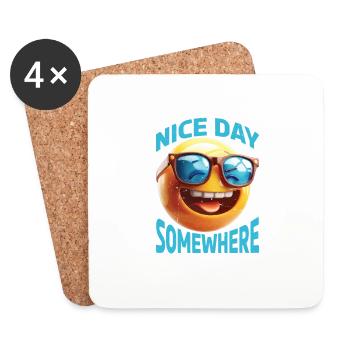 Have A Nice Day Somewhere Else 23 - Coasters (set of 4) - white - Front