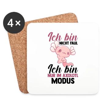 Axolotl - Coasters (set of 4) - white - Front