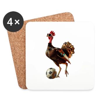 Turkey - Coasters (set of 4) - white - Front