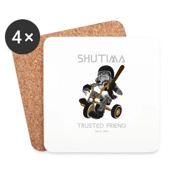 Shutima Forever Friends Anywhere - Untersetzer (4er-Set) - Weiß - Vorne