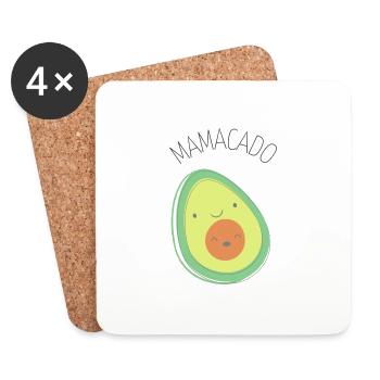 Mamacado - Coasters (set of 4) - white - Front