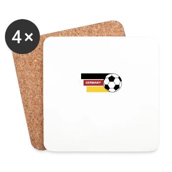 Germany football - Coasters (set of 4) - white - Front