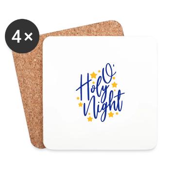 o holy night - Untersetzer (4er-Set) - Weiß - Vorne