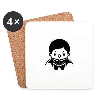 Vampire - Coasters (set of 4) - white - Front
