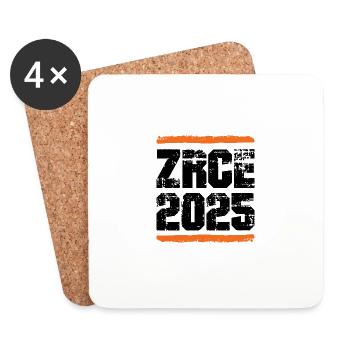 L’équipe Zrce 2025 - Dessous de verre (lot de 4) - blanc - Devant