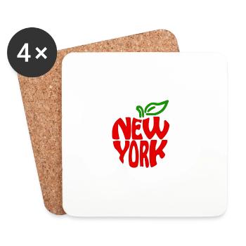 NEW YORK - Untersetzer (4er-Set) - Weiß - Vorne