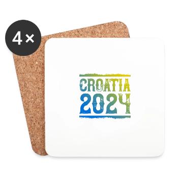 Croatia 2024 - Coasters (set of 4) - white - Front