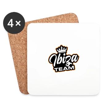 Ibiza Team - Untersetzer (4er-Set) - Weiß - Vorne