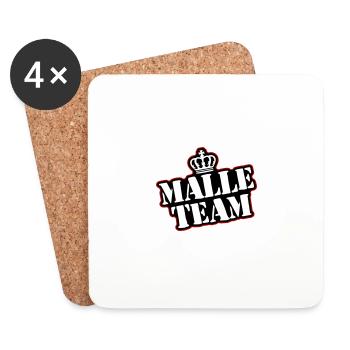 Malle Team - Coasters (set of 4) - white - Front