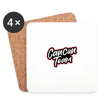 Cancun Team - Untersetzer (4er-Set) - Weiß - Vorne