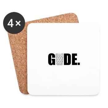 Gude Schobbe - Untersetzer (4er-Set) - Weiß - Vorne