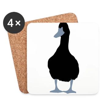 Duck - Coasters (set of 4) - white - Front