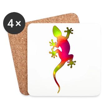 Gecko 1.1 - Untersetzer (4er-Set) - Weiß - Vorne