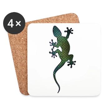Gecko 1.3 - Untersetzer (4er-Set) - Weiß - Vorne