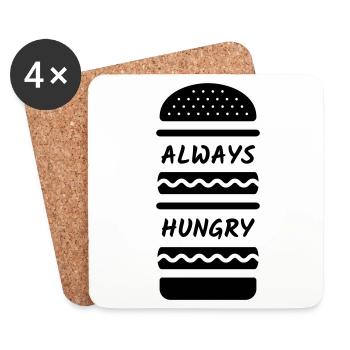 Typo Burger - Coasters (set of 4) - white - Front