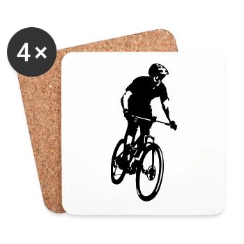 VTT, VTT - Dessous de verre (lot de 4) - blanc - Devant