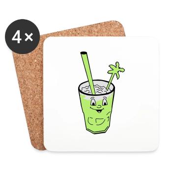 Freshmaker Cocktail Drink - Untersetzer (4er-Set) - Weiß - Vorne