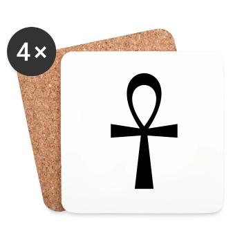 Ankh ANCH / Ankh - Dessous de verre (lot de 4) - blanc - Devant