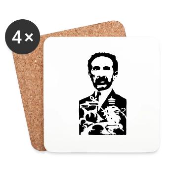 him_1clr_02 - Dessous de verre (lot de 4) - blanc - Devant
