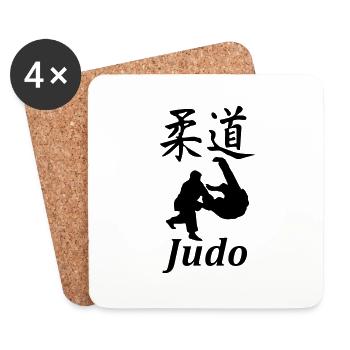 Sport Judo - Coasters (set of 4) - white - Front