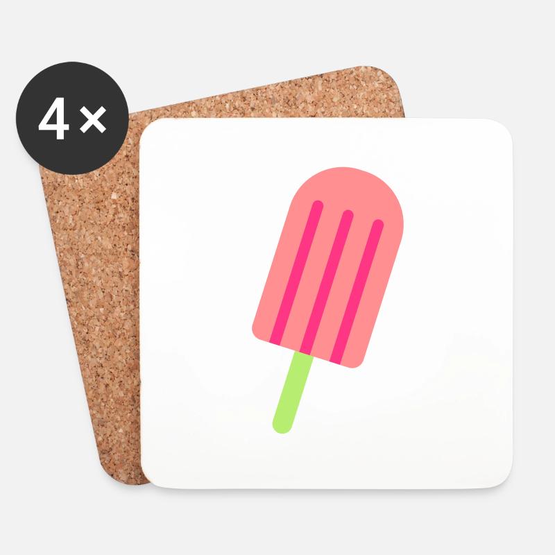 eis design - Untersetzer (4er-Set) - Weiß