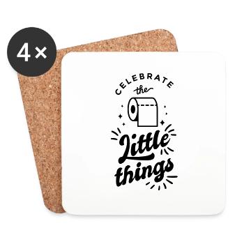 kloroll do not forget - Coasters (set of 4) - white - Front