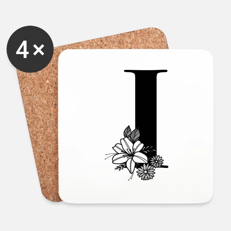 Point I - Coasters (set of 4) - white