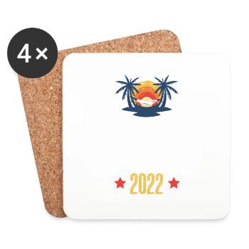 Bali 2022 - Untersetzer (4er-Set) - Weiß - Vorne