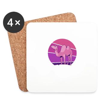 I Just Really Like Camels Okay - Untersetzer (4er-Set) - Weiß - Vorne
